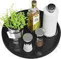 Lazy Susan for Table, 12 Inch Non-Skid Bamboo Turntable Organizer by VeyFey