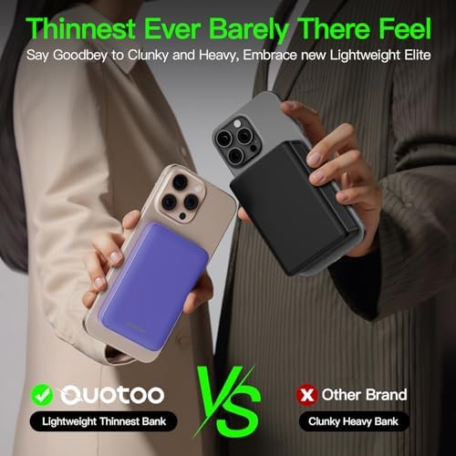 for Magsafe Portable Charger, 5000mAh Slim Wireless Magnetic Power Bank - Image 7