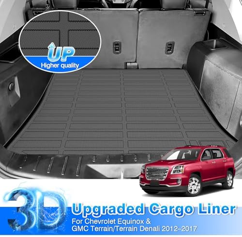Cartist Floor Mats and Cargo Liner Fit for Chevy Equinox & GMC Terrain 2012 2013 2014 2015 2016 2017 All Weather Floor Mat Equinox Accessories Heavy Duty Carpet Protection - Image 5