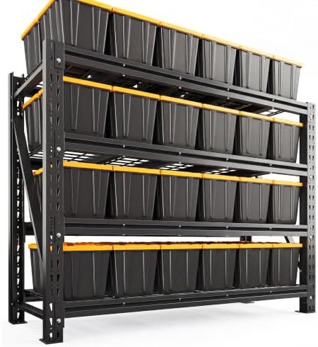 REIBII 5024LBS Garage Shelving for Garage, Shop, Heavy Duty Storage Shelves by REIBII