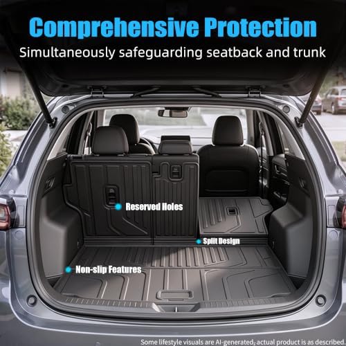 Floor Mats & Cargo Liners Replacement for Mazda CX-5 (2017-2026 cx-5, Trunk Liner) (2026 cx-5, Foot Mat Set) - Image 6