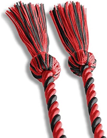Endea Graduation Single Honor Cord Two-Color (Red/Black) - Image 4
