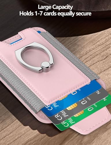 for Magsafe Wallet with Grip; 6-Card Holder; Stronger Magnetic Phone Wallet - Image 2