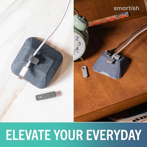 Smartish Magnetic Cord Holder, Cable Wrangler, Nightstand & Desk Organizer - Image 4