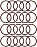 uxcell Fluorine Rubber O-Rings 22mm OD 18mm ID 2mm Width, Metric FKM Sealing Gasket, Pack of 20 by uxcell