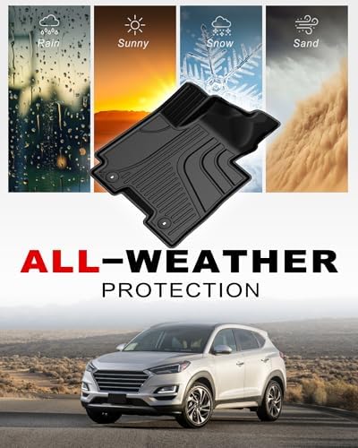 Floor Mats for Hyundai Tucson 2016-2021 - Tucson Floor Liners & Cargo Mat - Image 6