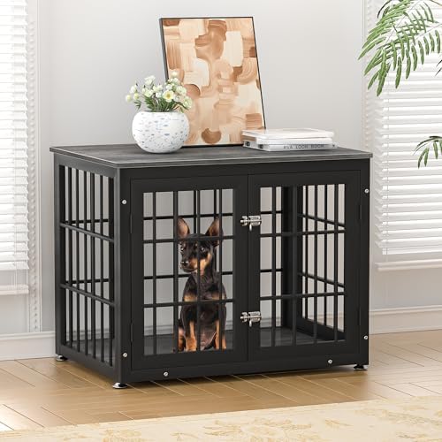 rehomerance 32" Heavy Duty Dog Crate Furniture for Small and Medium Dogs - Image 2