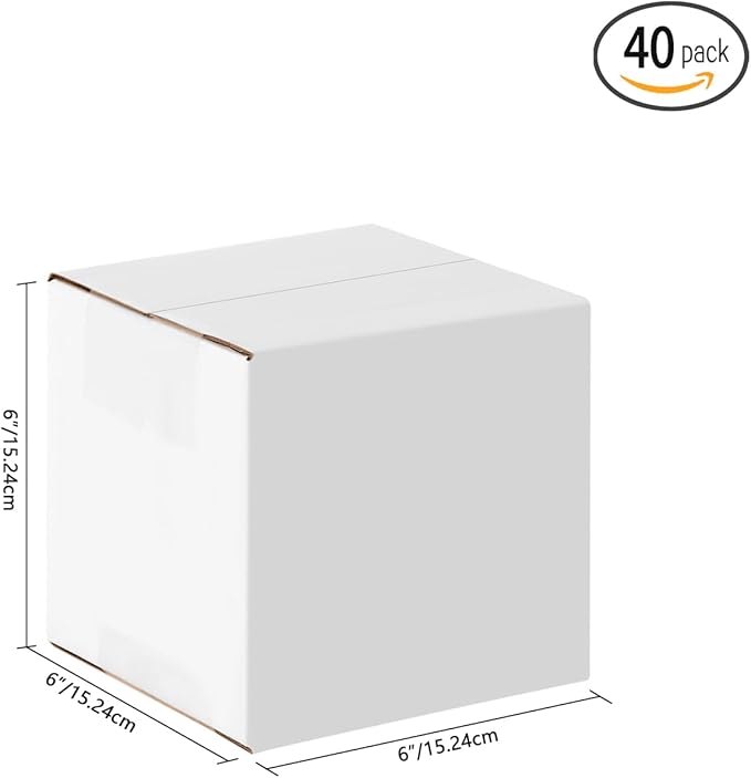 6x6x6 Small Shipping Boxes Set of 40 - Image 2