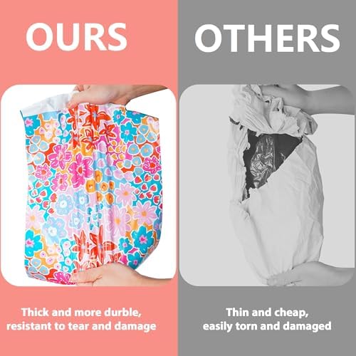 POLYSELLS 10pcs 10x13 Inches Poly Mailers Waterproof & Tear Resistant Mailing Envelopes, Cute Small Business Bags for Clothes, Gifts - Flowers - Image 3