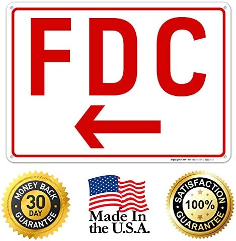 FDC Left Arrow Sign, - Image 6