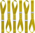 AUGO Heavy Duty Soft Loops –Pack of 6-1.5” x 17” Tie Down Anchor Straps for Use w/Ratchet Strap Hooks – 3000Lb Load Capacity & 10,000Lb Break Strength – Great for Motorcycle, Bike, Roof Rack, Etc. by AUGO