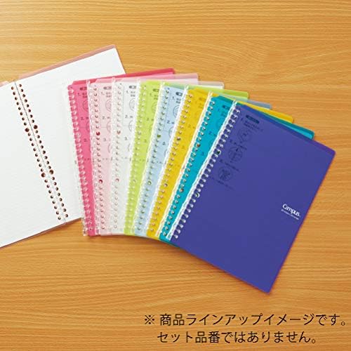 Kokuyo Smart Ring Binder, B5 Light Blue Binder Notebook, Up to 25 Sheets - Image 6