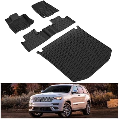Kiwi Master Floor Mats & Cargo Mat for 2016-2021 Jeep Grand Cherokee by KIWIMASTER
