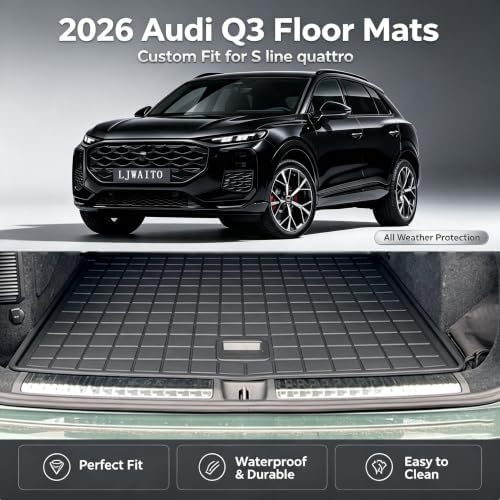 Floor Mats for 2026 Audi Q3 Cargo Mats & Backrest Mats Full Mats - Image 2