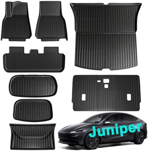 SUPER LINER Tesla Model Y Juniper Floor Mats 2025-2026 &Cargo Liners 10 PCS - Image 3
