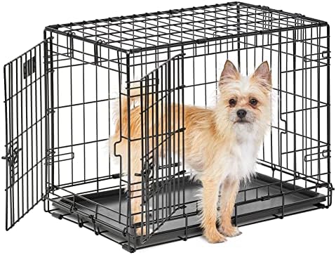 LifeStages by MidWest 24-Inch Double Door Crate, Small Breeds, 12-20 lbs by MidWestHomesForPets