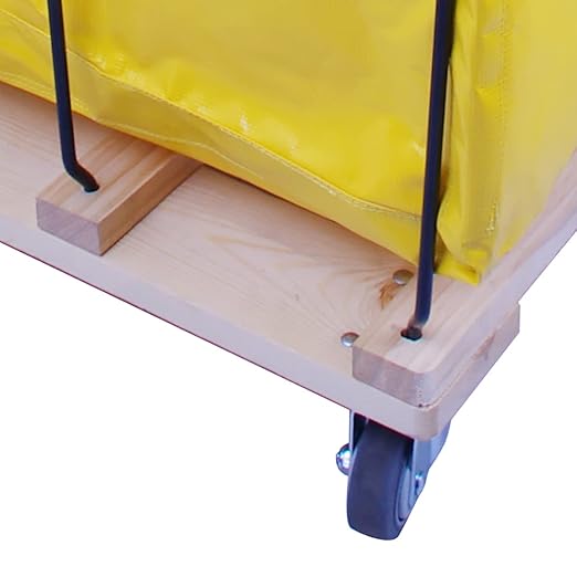 Basket Trucks, Service Carts Yellow 12 Bushel Knock Down Truck, 15.0 cu. ft - Image 5
