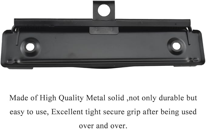 HAHIYO 4.72 Inches Black Metal Mountable Clipboard Clips - Image 3
