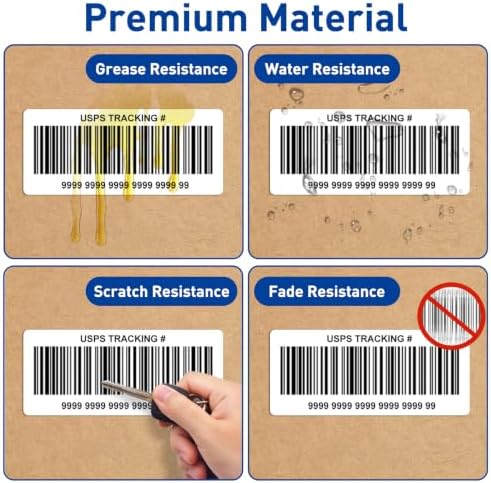 ESSENTIAL 4" x 2" Direct Thermal Labels, 1" Core (12000 Labels, 16 Rolls) - Image 6