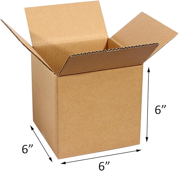 40 Pack Small Shipping Box 6x6x6 inch, Corrugated Cardboard Mailer Shipping - Image 2
