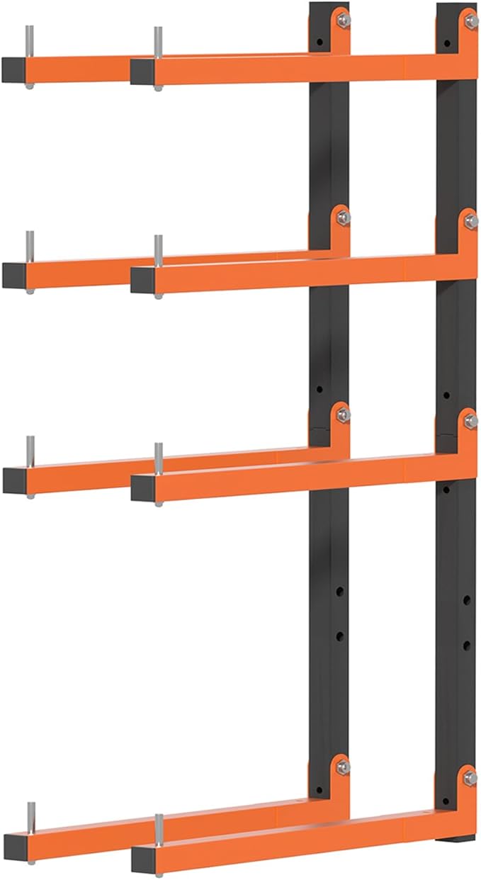Lumber Storage Rack, Upgrade Folding Lumber Rack Wall Mount, Heavy Duty Metal 4 by Olgsibb