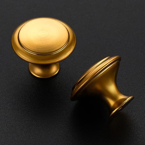 JOY DECOR Gold Cabinet Drawer Hardware,30mm Kitchen Cabinet Knobs,30 Pack - Image 2