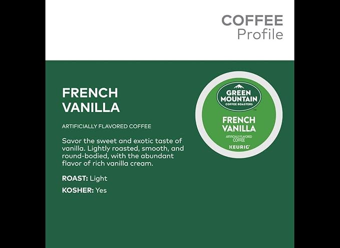 Green Mountain Coffee, French Vanilla, Single-Serve Keurig K-Cup Pods, Light - Image 4