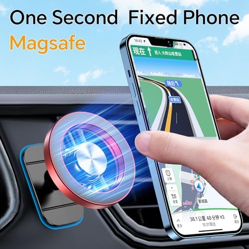 Kaistyle for Magsafe Car Mount【Strong Magnet】Magnetic Phone Holder for Car Phone Holder Mount Dash Mounted Holders Cell Phone Holders for Your Car Accessories for Women Men for iPhone 18 Pro Max 17 16 - Image 3