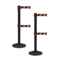 Crowd Control Warehouse CCW Series RBB-100D Set of 2 Stanchion Retractable Belt by Crowd+Control+Warehouse