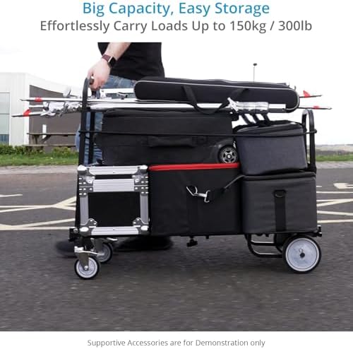 PROAIM Vanguard Nano Foldable Utility Cart, 8-in-1 Adjustable, 150kg/330lb - Image 4