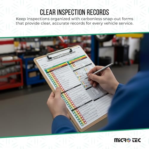 Vehicle Inspection Report Forms 2-Part Carbonless 8.5" x 11" - Pack of 500 - Image 4
