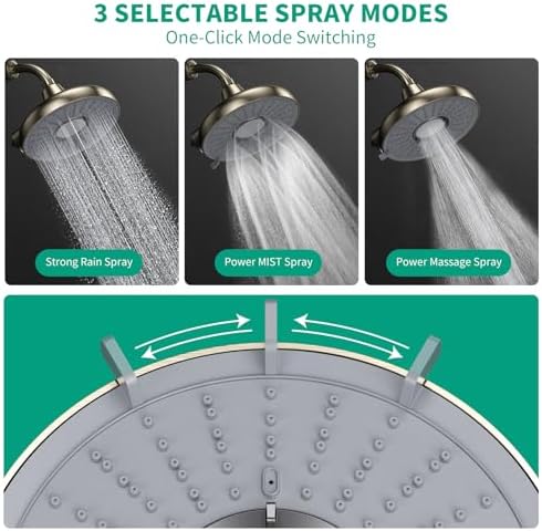 Longriver F8 Filtered Shower Head 8 Inch Shower Head High Pressure - Image 4