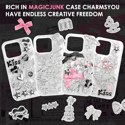 EIiovcnya 100 Pcs Big Junk Case Charms Kit for Phone Cases & Socks & Shoes - Image 3