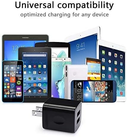 Wall Charger,Charger Cube,Charging Block Fast Charge 3Pack Dual Port 2.1A - Image 5