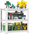 Garage Adjustable Storage Shelves, 3 Tier, Heavy Duty, 31" H*34.5" W*19.5" D, White by VIYET