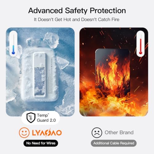 Magnetic Portable Charger 10000mAh, 22.5W Power Bank with Built in Cable - Image 4