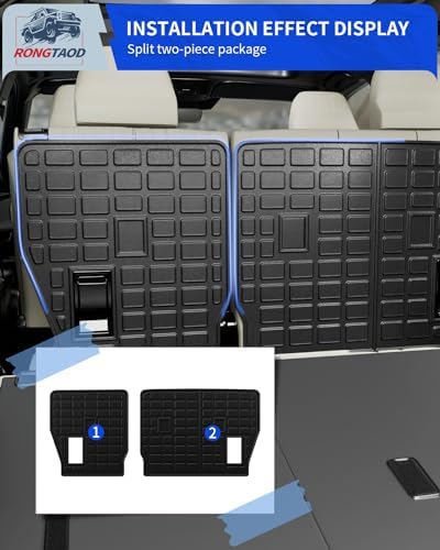 Rongtaod Kick Mats for 2024 2025 2026 Toyota Grand Highlander 8 Seats - Image 3