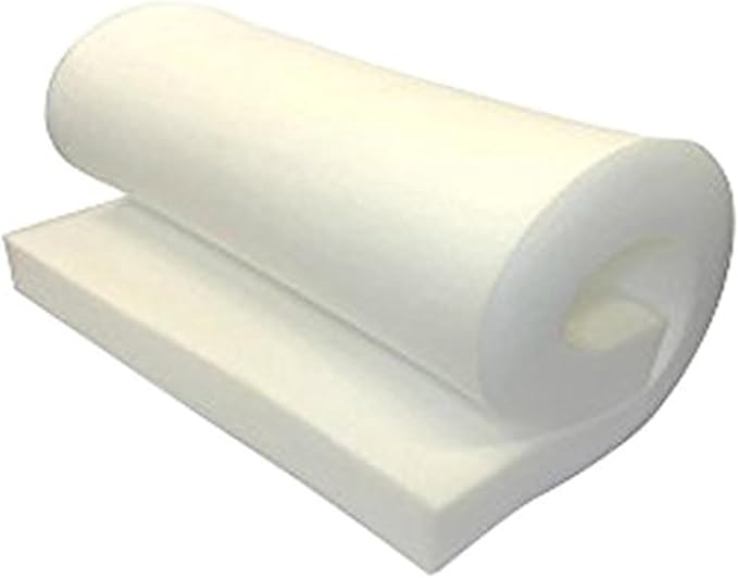 FoamRush 0.5 x 24 x 72 High Density Upholstery Foam Cushion Made in USA Fast by FoamRush