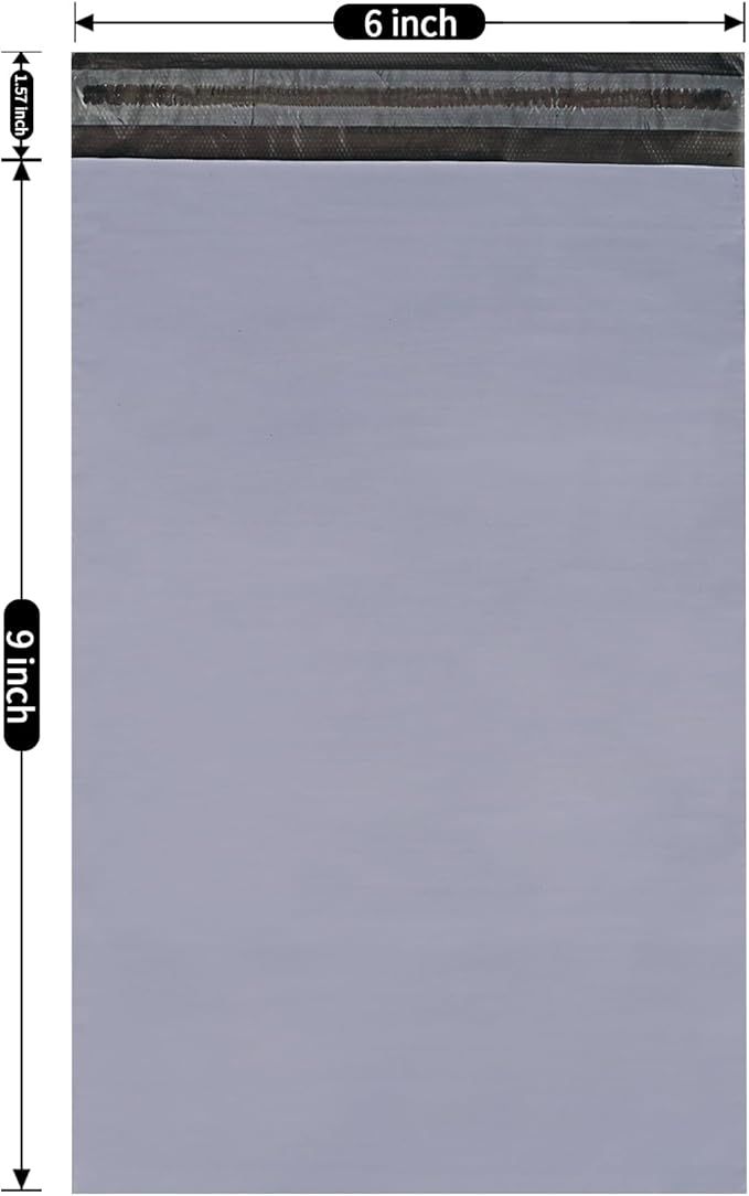packbabol 500pc Poly Mailers 6x9 Inches, Shipping Envelopes Self Seal Mailers - Image 2