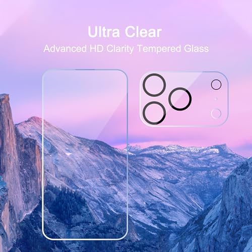 Ailun Screen Protector + Camera Lens Protector for iPhone 17 Pro, 3+3 Pack - Image 3