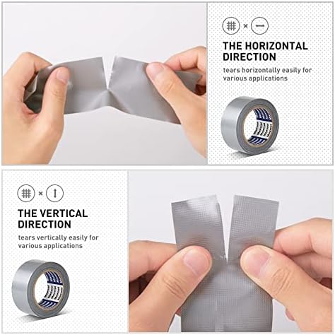 Duct Tape Heavy Duty Waterproof Silver Duct Tape for Home Repair, Bundles - Image 5