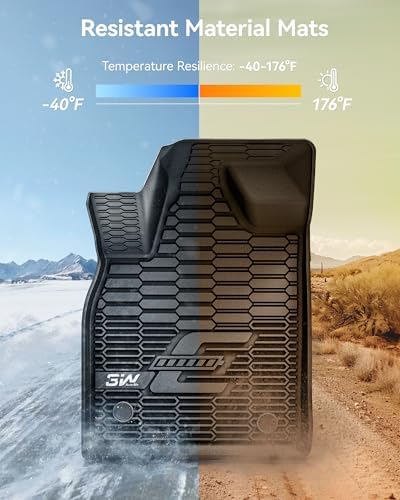 3W Floor Mats & Cargo Liner for Ford Mustang Mach E 2021-2026 Trunk Base Upper Only - Image 4