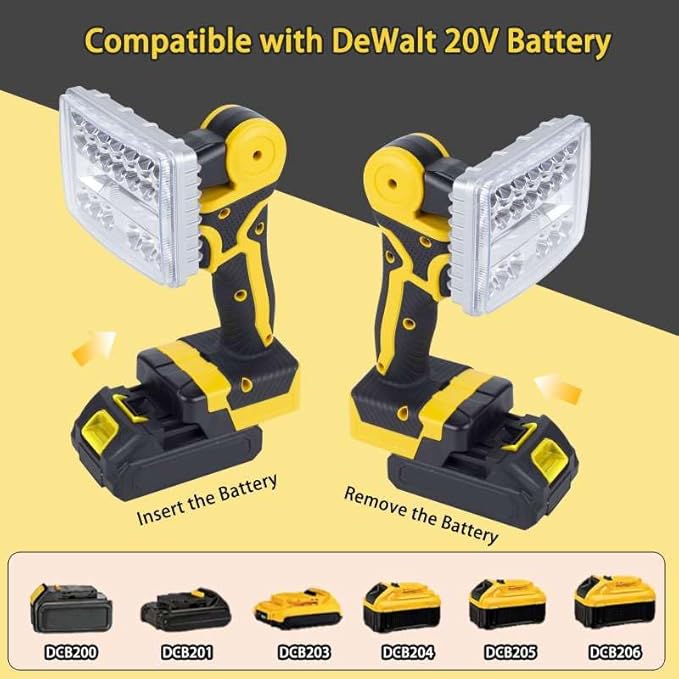 【36w・6500k】 Cordless LED Work Light Compatible - Image 5