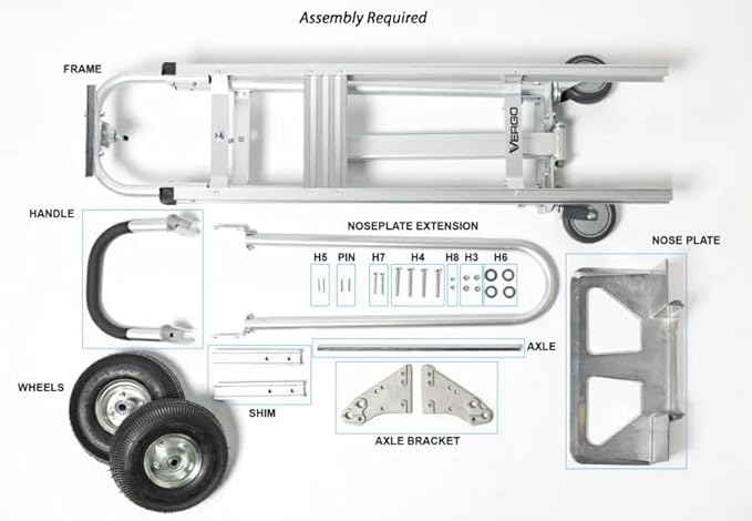 Vergo Industrial Convertible Hand Truck - Image 9