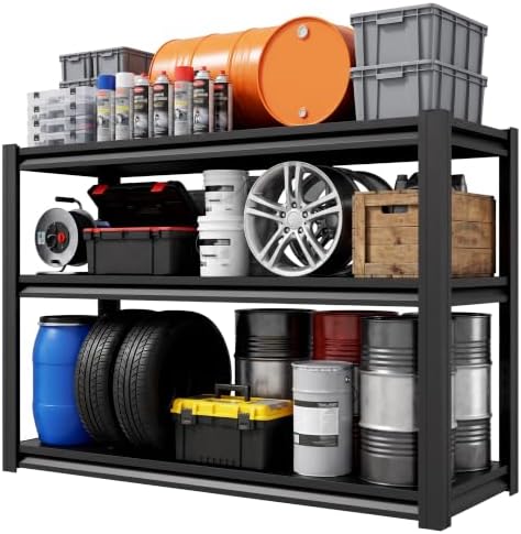 SAWJEC 39" H x 48" W x 18" D Heavy Duty Garage Storage Shelves by SAWJEC