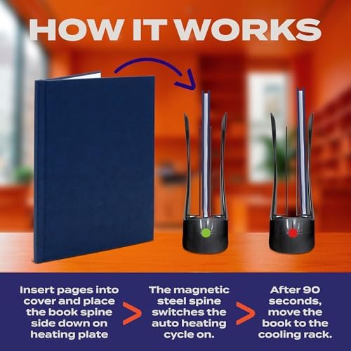 Unibind60 Pro Thermal Binding Machine Plus 10 Hardcovers for Offices & Pitch Decks | No Warm-Up Needed | Fast and Easy Binding with a Professional Finish - Image 3