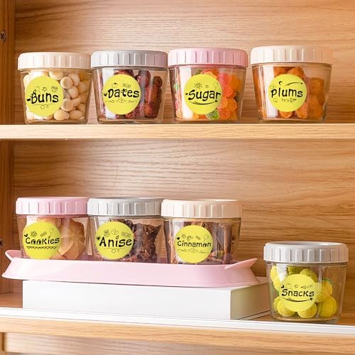 JOYIT 2'' Yellow Thermal Labels - 600pcs Round Thermal Printer Labels - Image 2