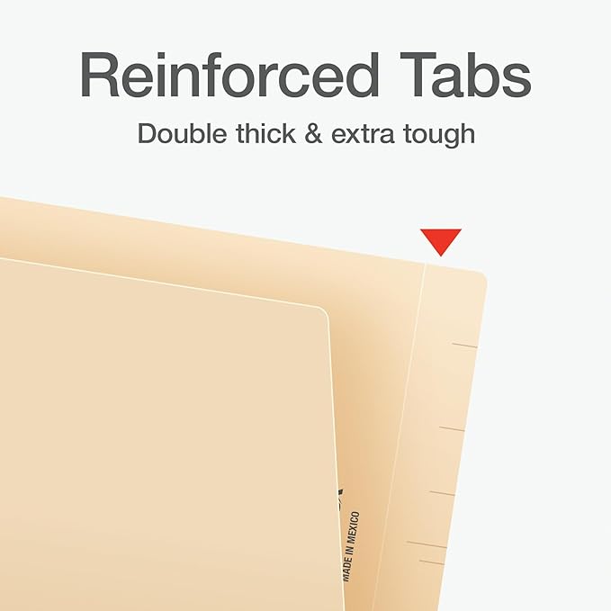 Pendaflex End Tab Fastener File Folder, Manila Folders - Image 7