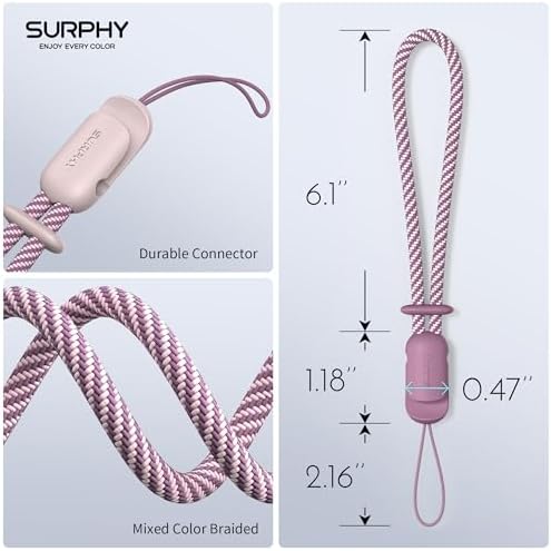 SURPHY 2 Pack Phone Lanyard, Phone Wrist Strap for Case, Camera Wrist Strap - Image 3