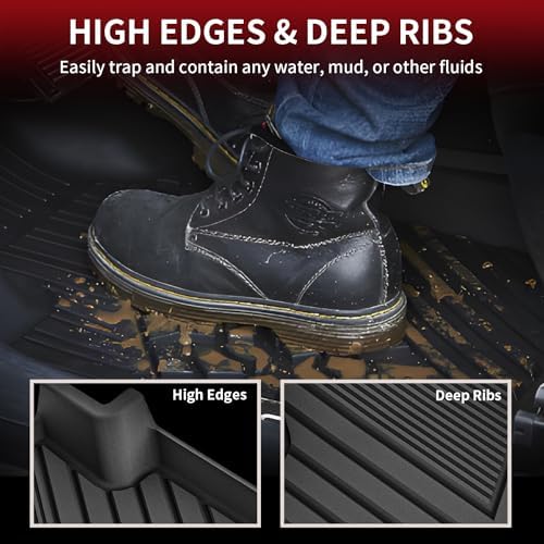 LASFIT Floor Mats for Volkswagen VW Tiguan 2018-2024, 5-Seat - Image 4